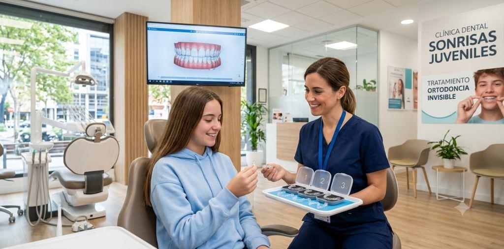 Ortodoncia invisible para adolescentes